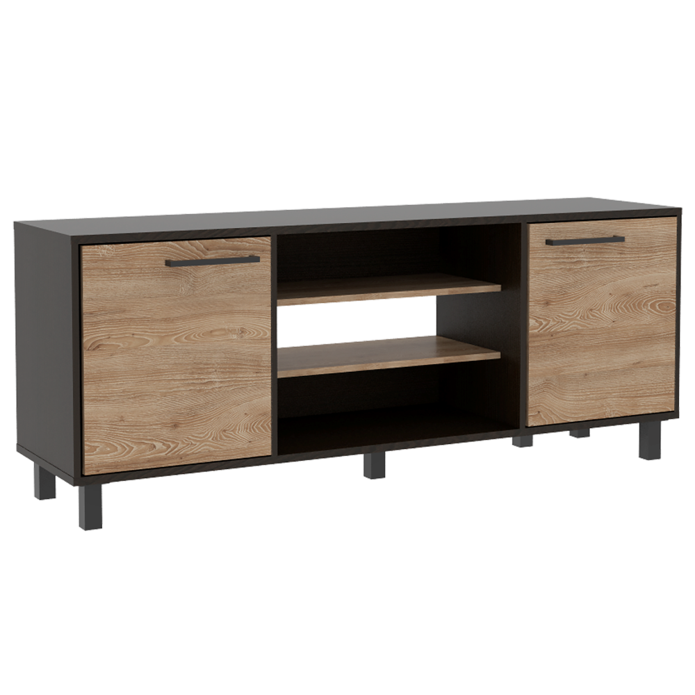 Combo Kaia, Wengue y Miel, incluye rack TV, bar y mesa centro