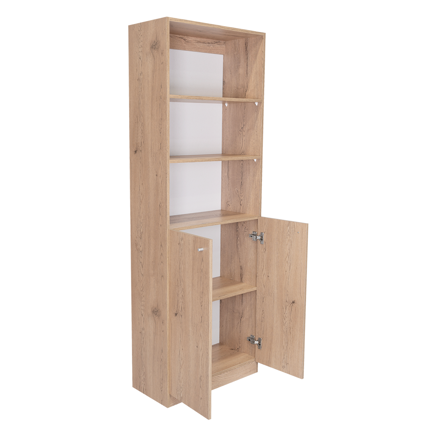 Combo Home, Estante Colección 13, Macadamia, con tres estantes