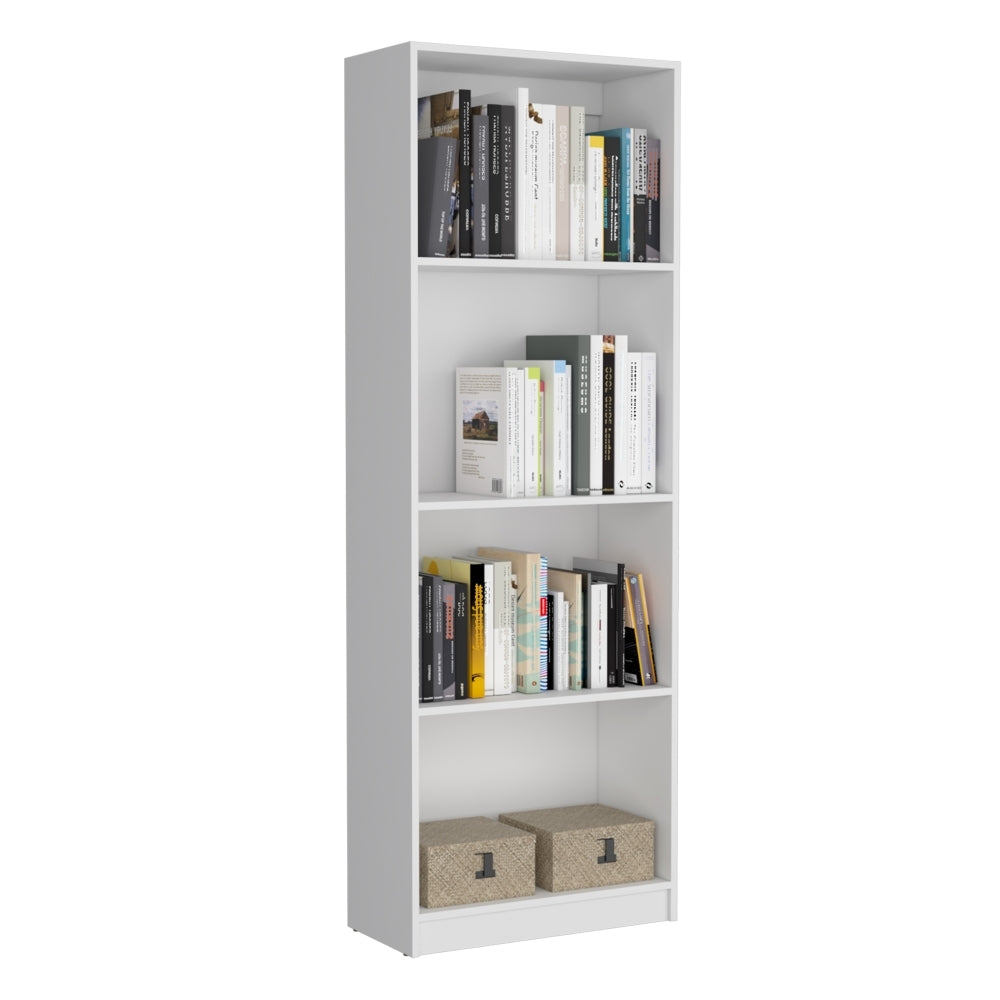 Combo Home, Estante Colección 2, Blanco, con dos estantes