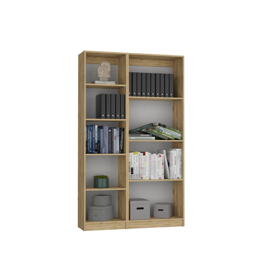 Combo Home, Estante Colección 2, Rovere, con dos estantes