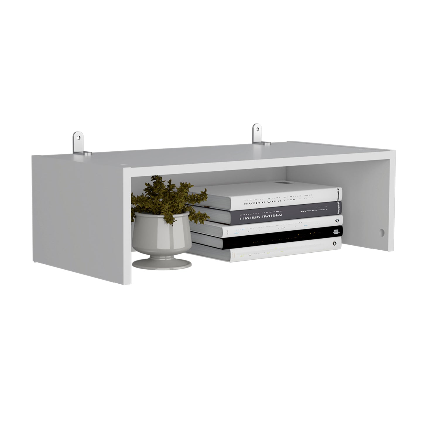 Combo Home, Estante Colección 29, Blanco, con tres estantes