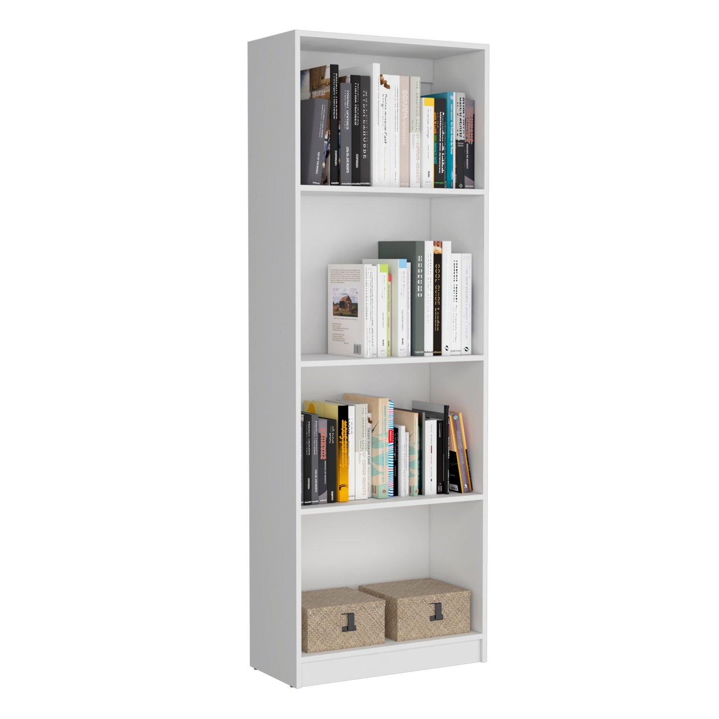 Combo Home, Estante Colección 29, Blanco, con tres estantes