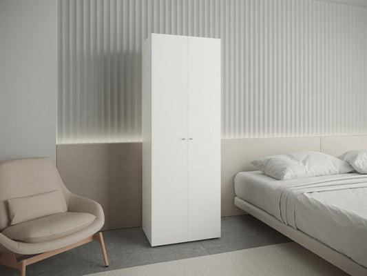 Ropero Dos Puertas Una Barra Tuhome, Blanco