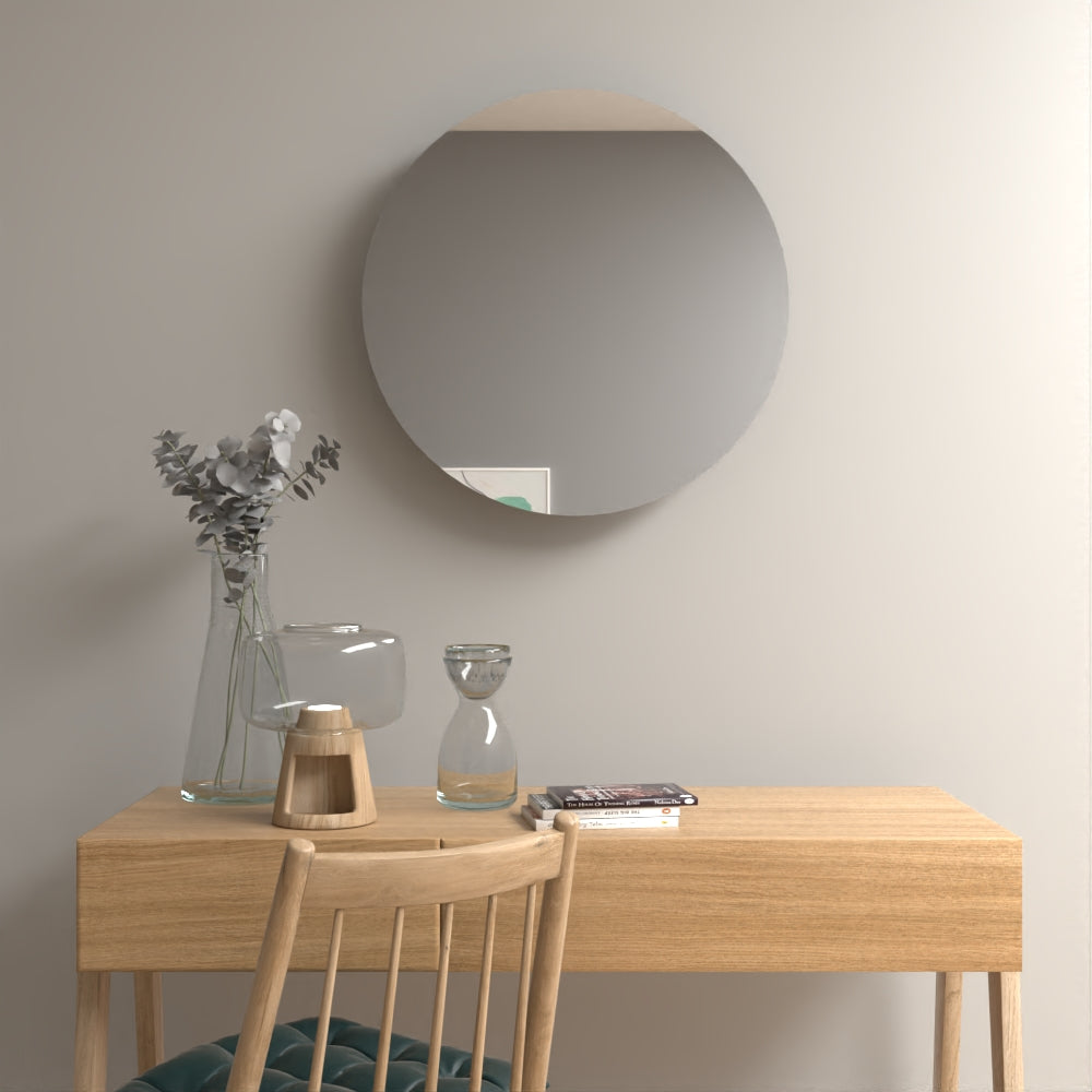 Espejo Capri, con forma circular