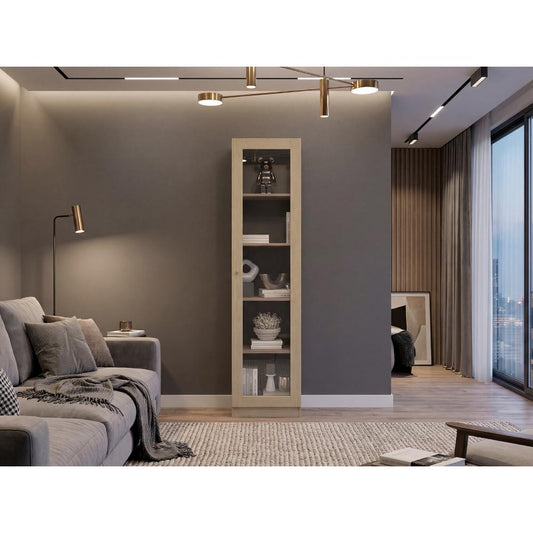 Estante Vitrina E6 Home E Una Puerta - 1c