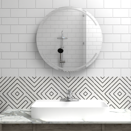 Espejo Dallas, con Forma Ovalada