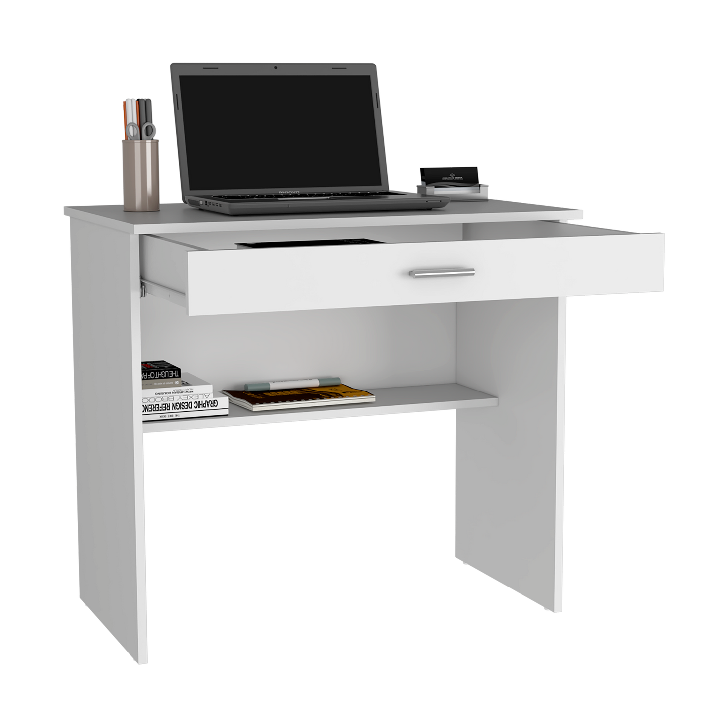 Escritorio 80 Cajón, Blanco