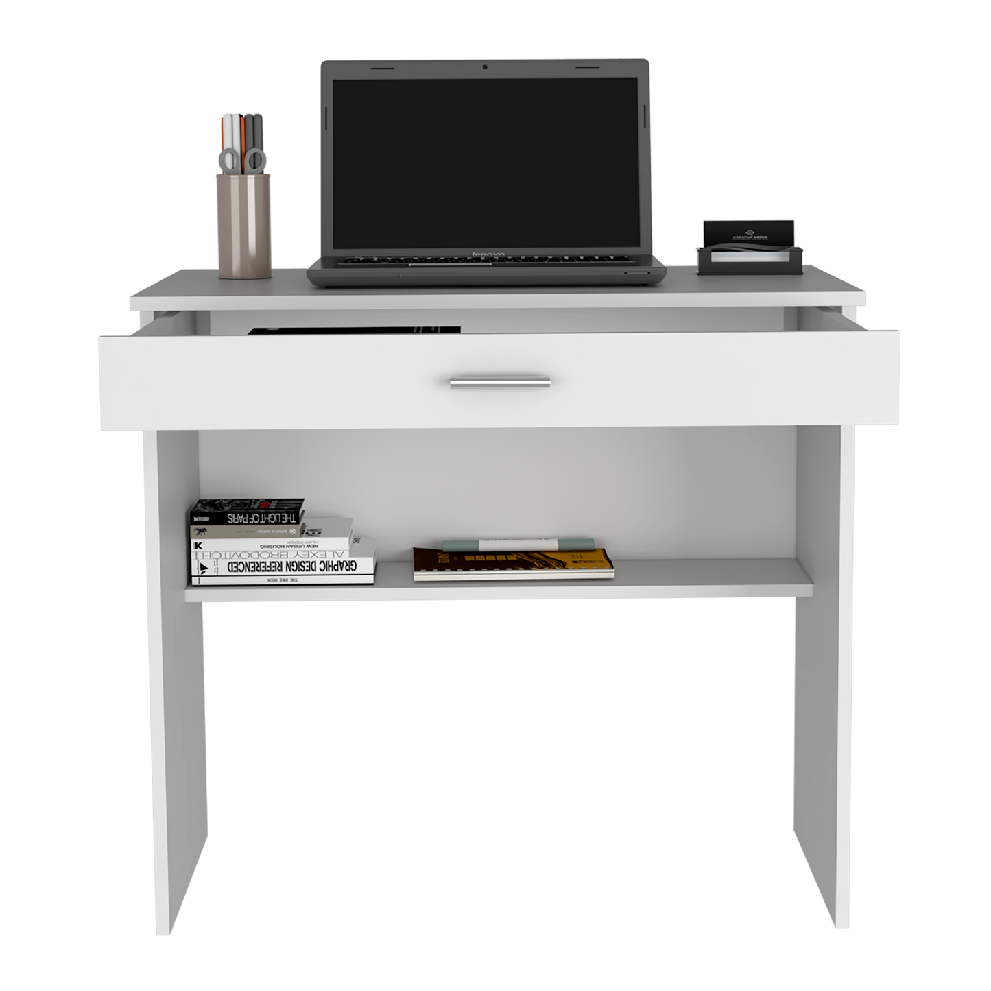 Escritorio 80 Cajón, Blanco