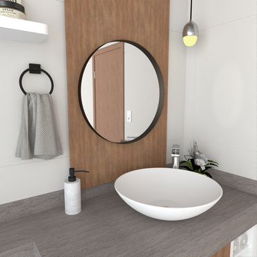 Espejo Aaron, con forma circular