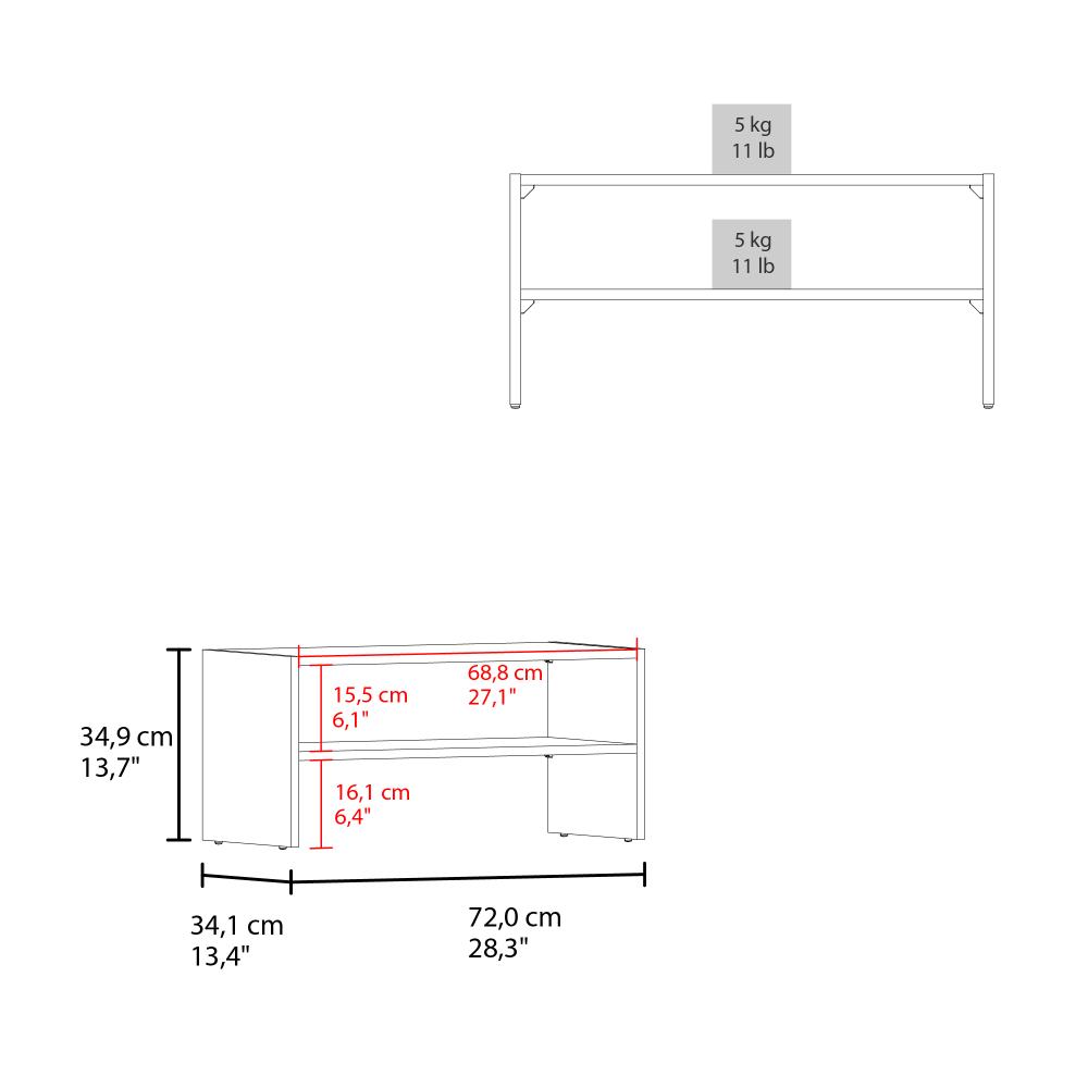 Modulo Zapatero Z-72 Apilable, Wengue