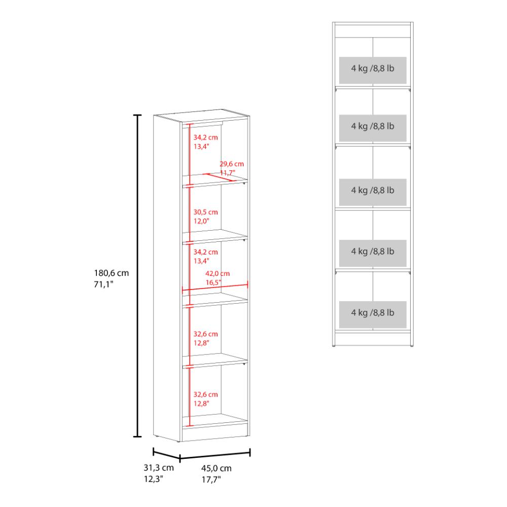 Estante Vitrina E6 Home E Una Puerta - 1c