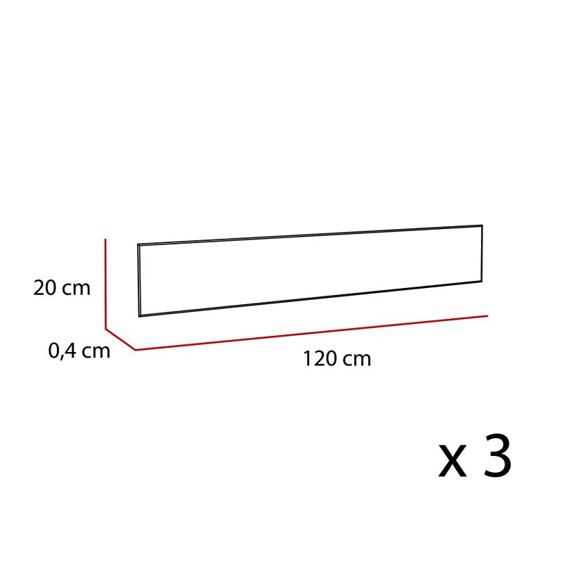 Espejo Atenas, con forma rectangular
