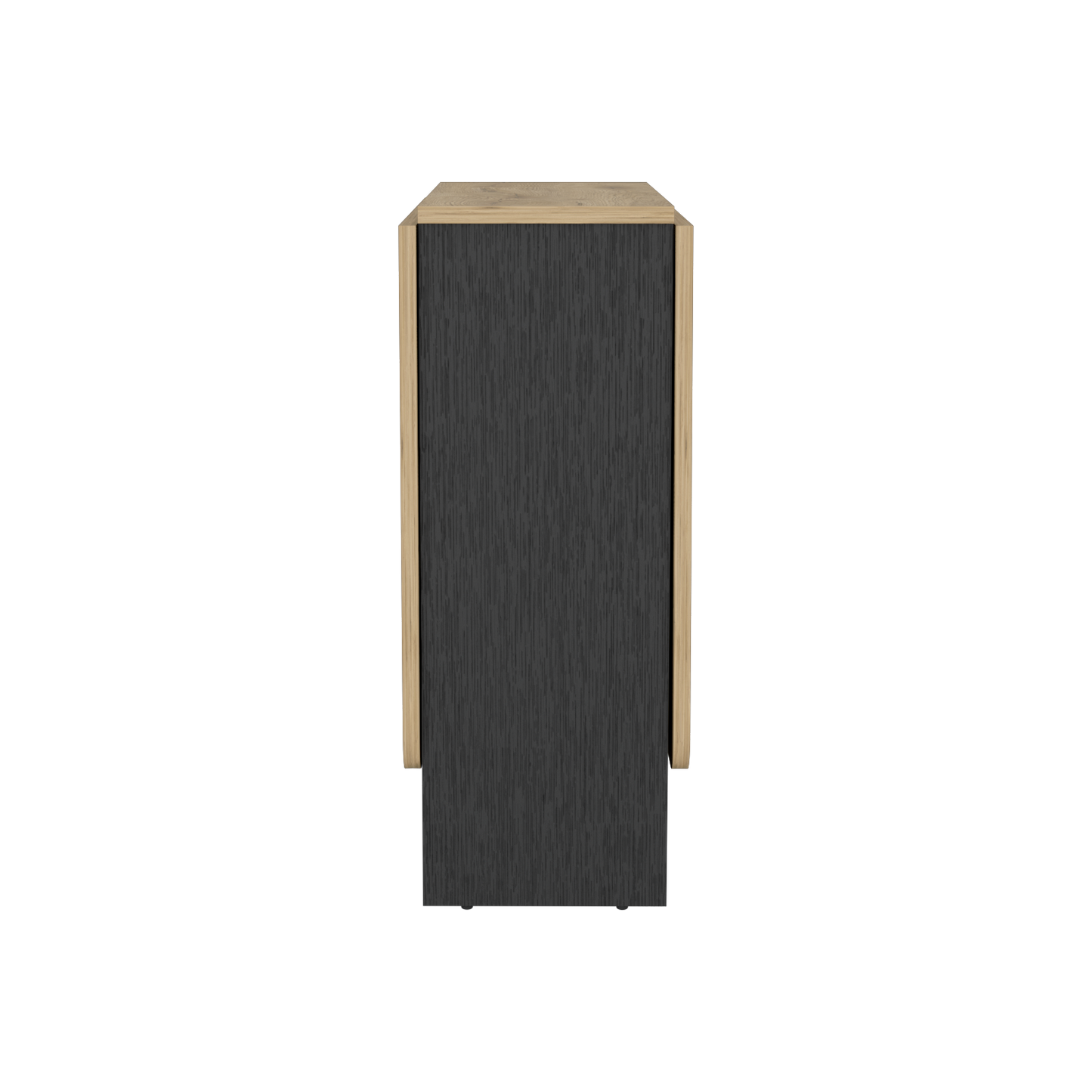 Mesa Abatible, Compact, Wengue y Macadamia, con amplio espacio para colocar objetos