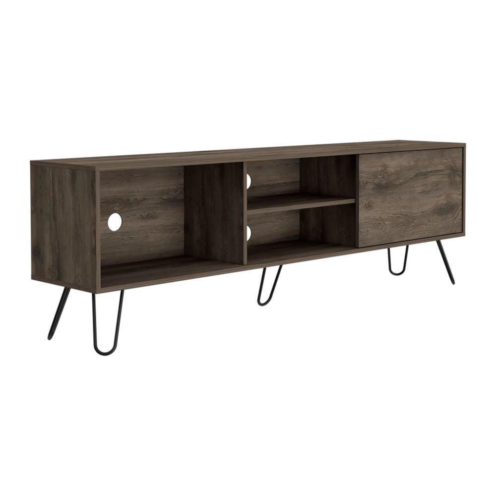 Mueble Para TV Modelo Andorra Color Bellota Para Sala De Estar