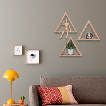 Repisa Angular, con amplio espacio para colocar todo tipo de objetos.