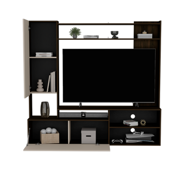 Estante Tv70 Nolic Dos Puertas, Capri Y Nogal