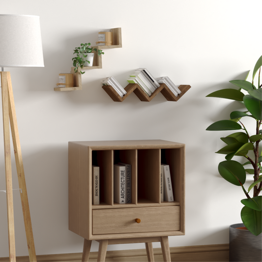 Set Dos Repisas Dalia, Café Claro Y Cafe Oscuro