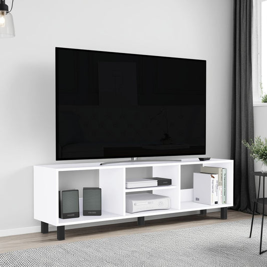 Mesa Para Tv Tunez, Blanco Duqueza, Para Televisor Hasta 70 Pulgadas