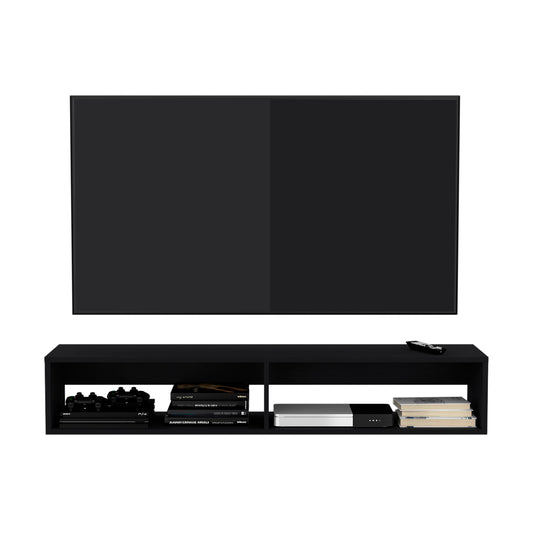 Rack Flotante, Negro, Para Televisor De 70 Pulgadas