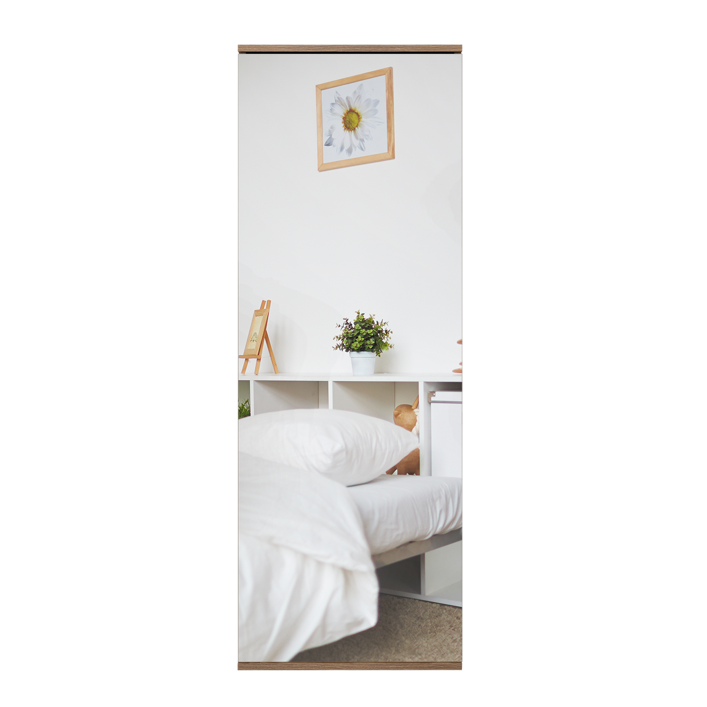 Combo Perla, Rovere y Blanco, incluye tocador y zapatero con espejo