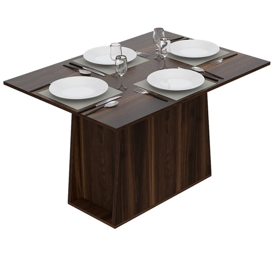 Mesa de Comedor Manchester Color Habano Para Sala De Estar