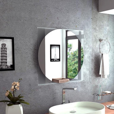 Espejo Salermo Color Gris Para Baño