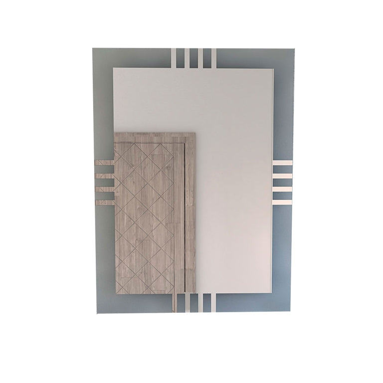 Espejo Dali Color Gris Para Baño