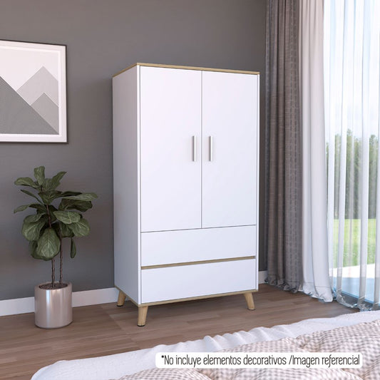 Closet Z Color Blanco y Duna Para Dormitorio