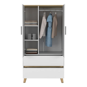 Closet Z Color Blanco y Duna Para Dormitorio