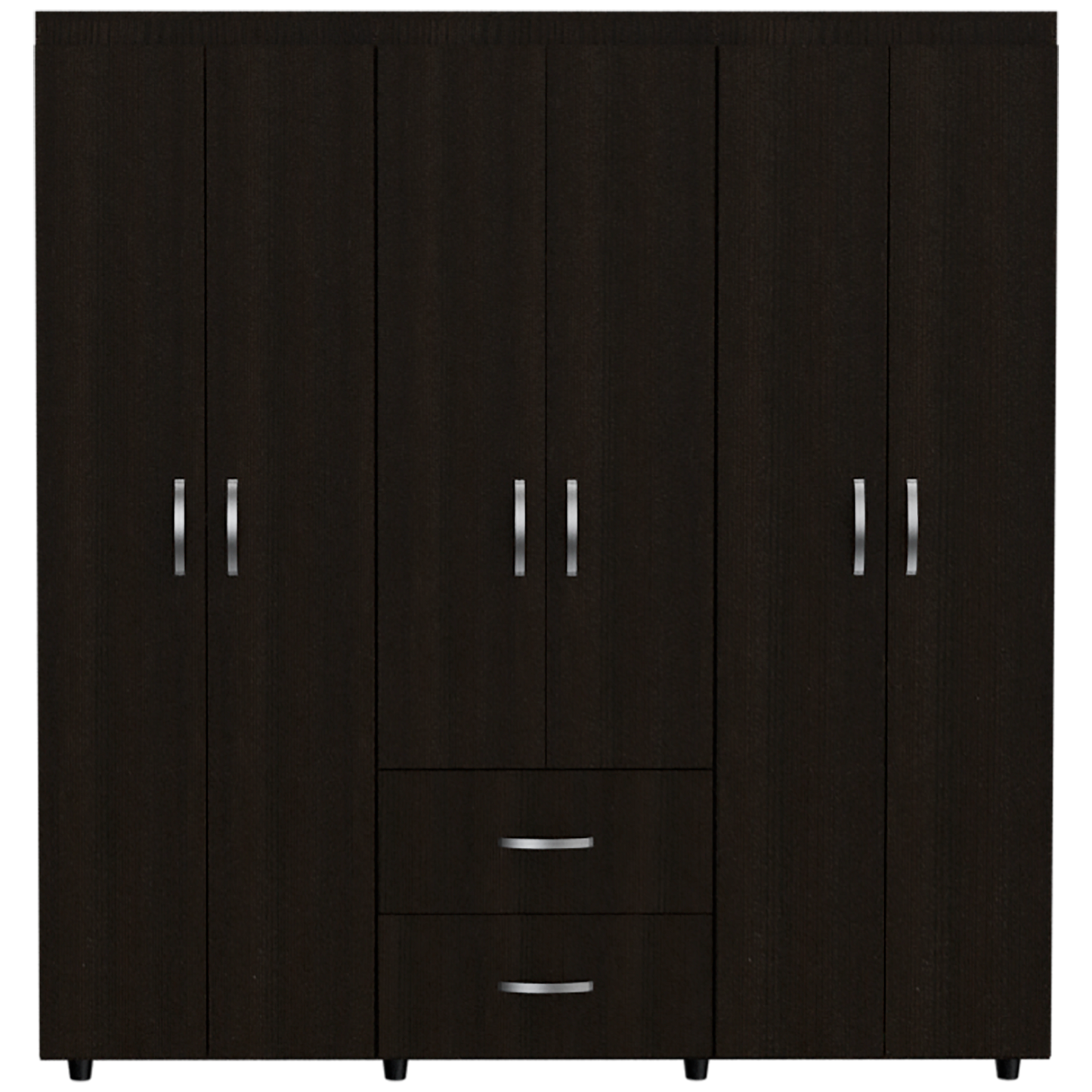 Closet Bariloche Color Wengue Negro Para Dormitorio