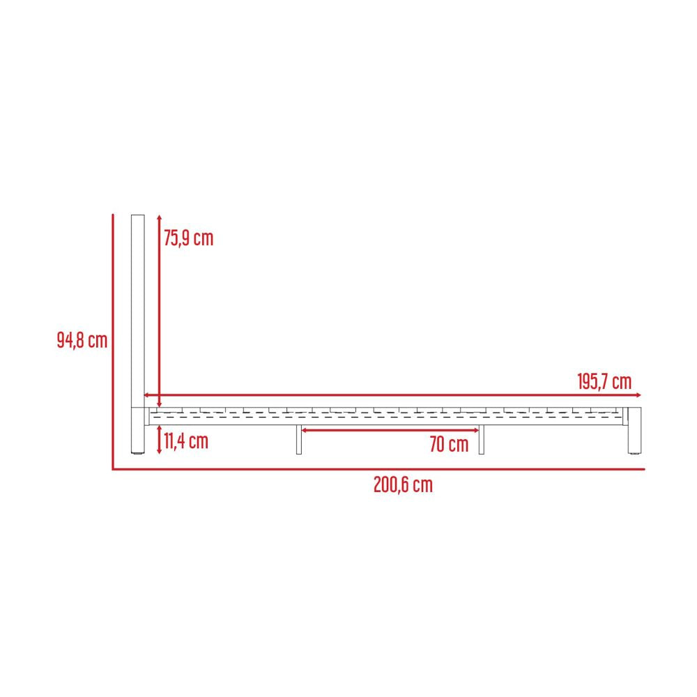 Base Cama Soho Zen Color Bellota Para Dormitorio
