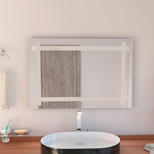 Espejo Broni Color Gris Para Baño