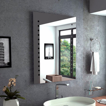 Espejo Bra Color Gris Para Baño
