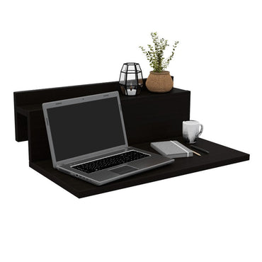 Escritorio Terraza Office Color Wengue Negro Para Oficina