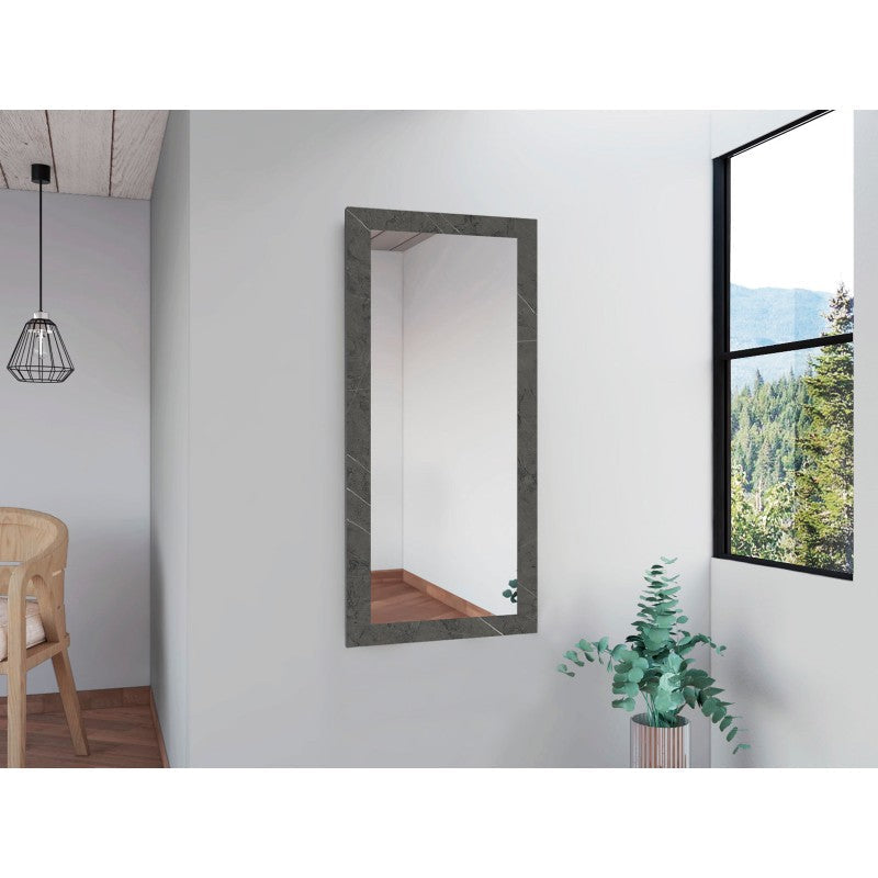 Espejo Marsala Color Piedra Para Sala De Estar