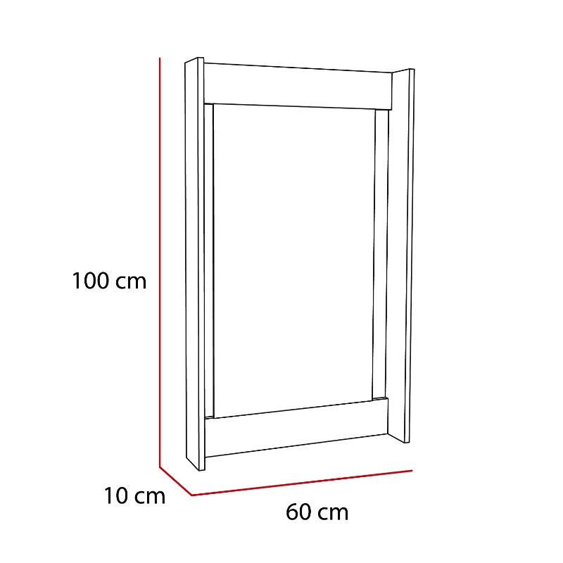 Espejo Scala Color Coñac Para Sala De Estar