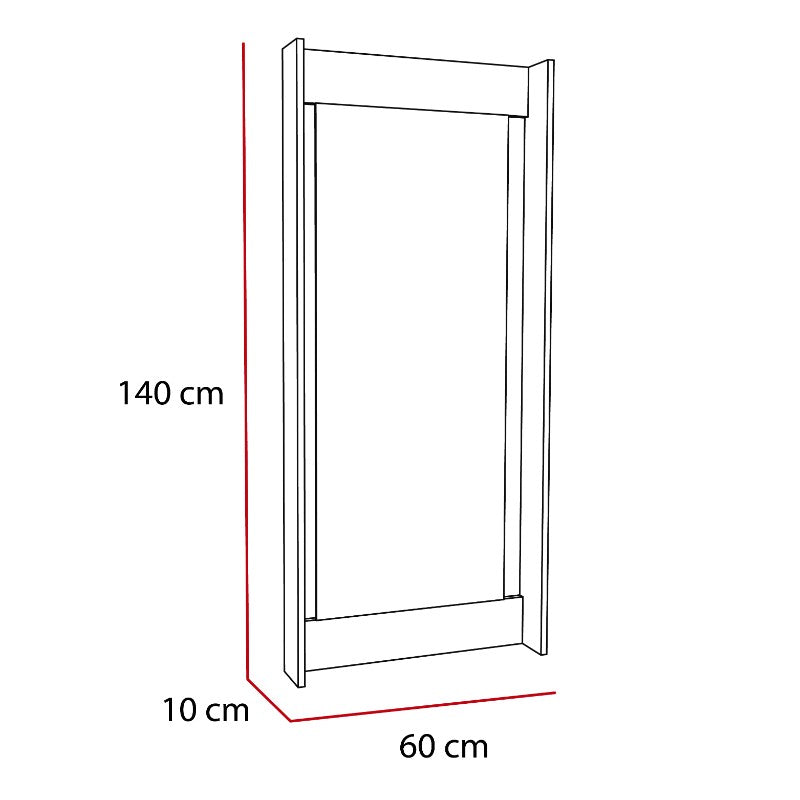 Espejo Scala Color Coñac Para Sala De Estar