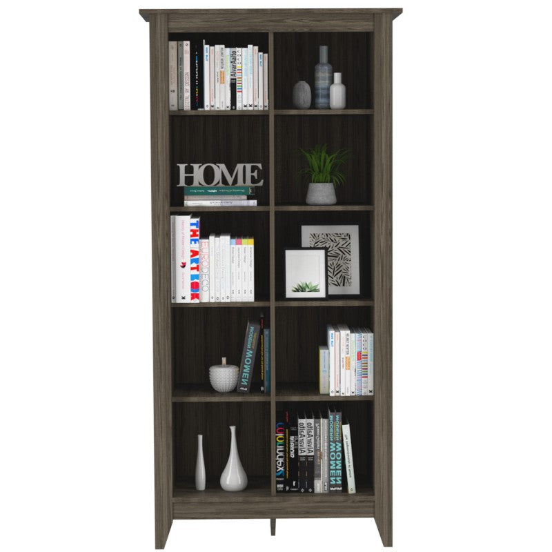 Librero Essential Color Coñac Para Sala De Estar