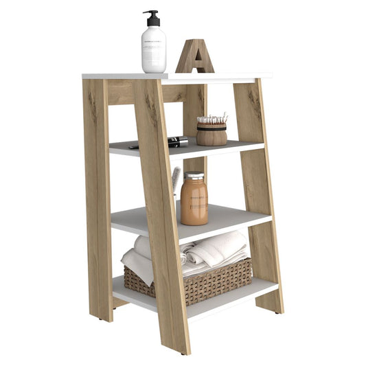 Mueble Optimizador Bath BI Color Blanco y Duna Para Baño