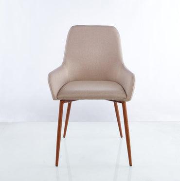 Pack Sitiales Concept, Tapiz Café Claro y Pata Café Oscuro, con seis sillas