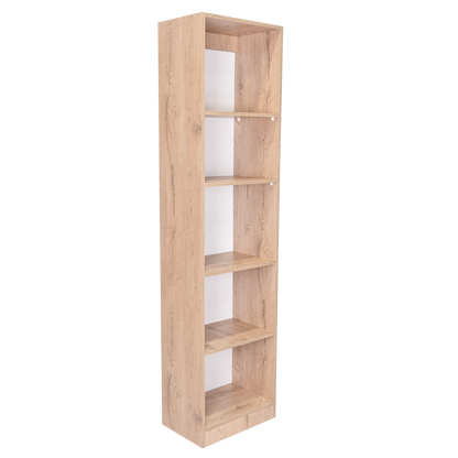 Combo Home, Estante Colección 1, Macadamia, con dos estantes