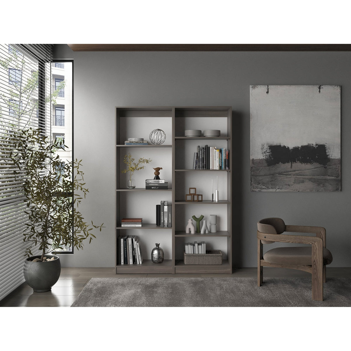 Combo 1 Estante Colección Home, Milan