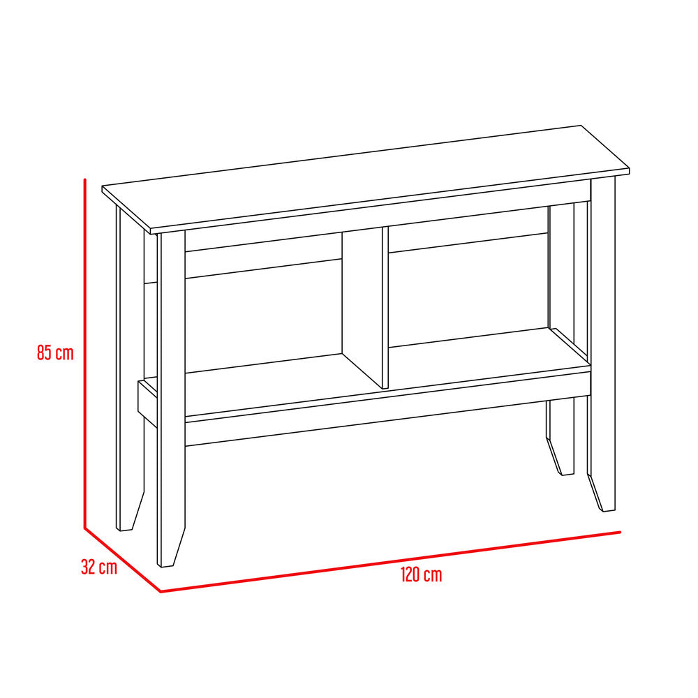 Mesa de Centro + Arrimo Essential Color Rovere Para Sala De Estar