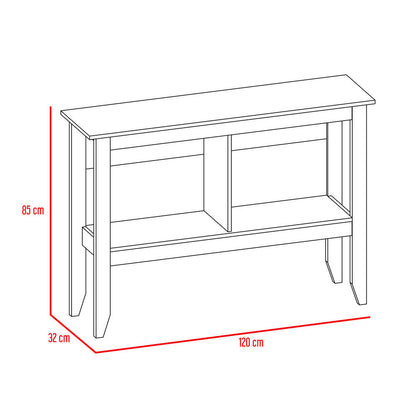 Mesa de Centro + Arrimo Essential Color Rovere Para Sala De Estar