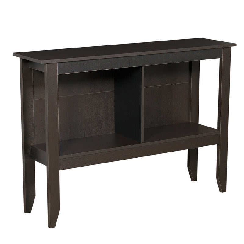 Rack + Arrimo Essential Color Wengue Para Sala De Estar