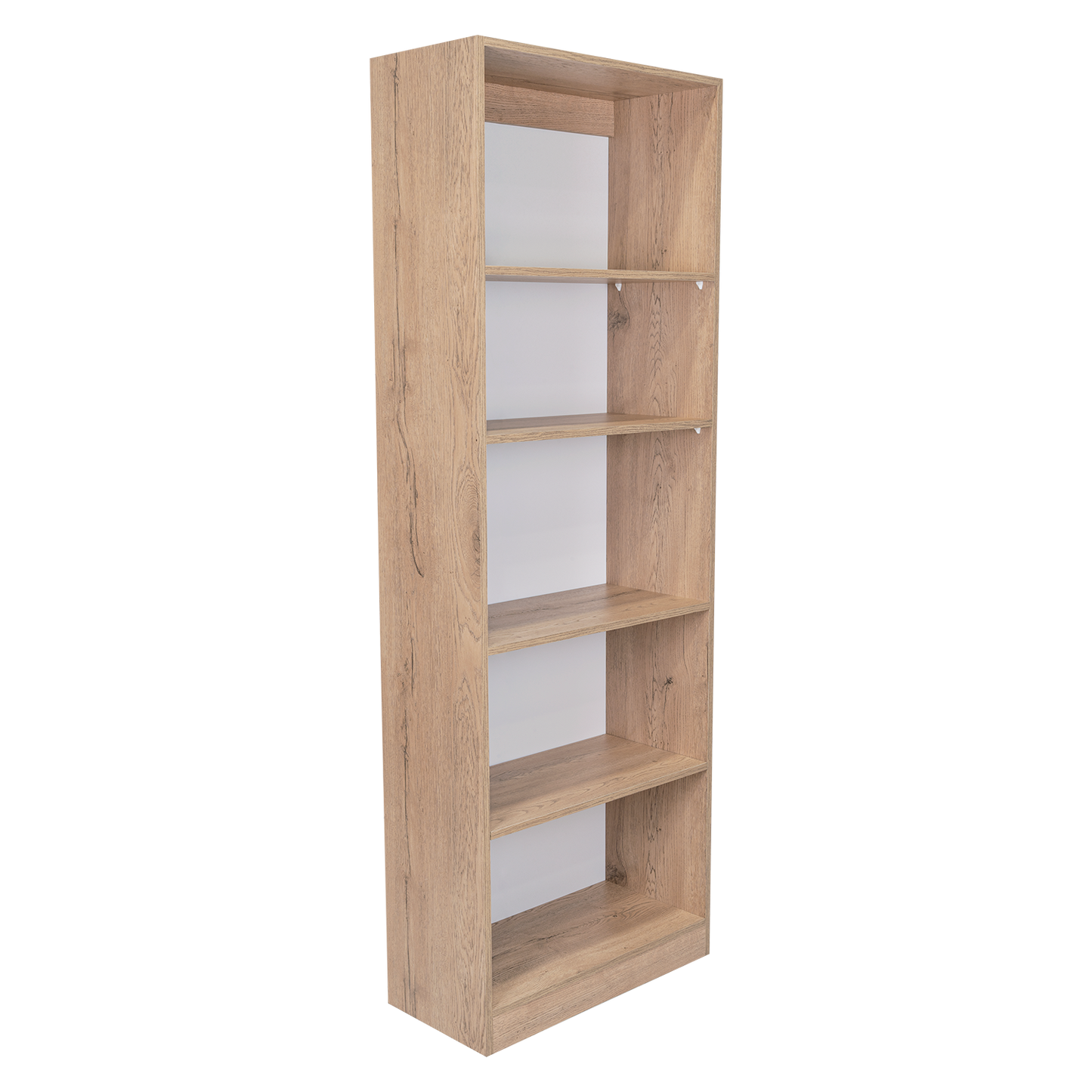 Combo Home, Estante Colección 18, Macadamia, con tres estantes