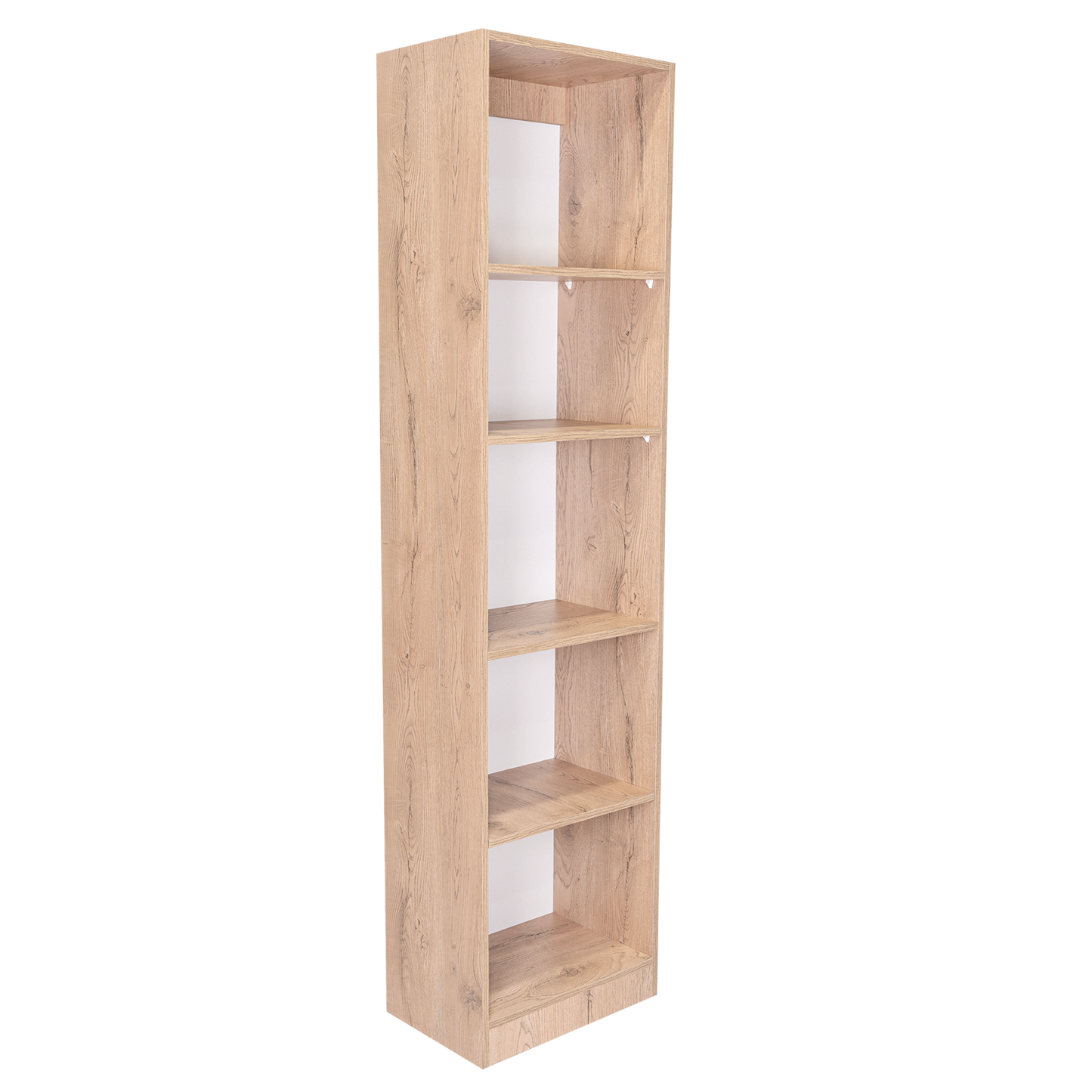 Combo Home, Estante Colección 18, Macadamia, con tres estantes