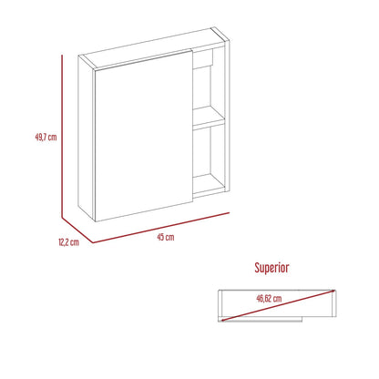 Combo Manchester, Blanco, incluye mueble lavamanos y gabinete de baño