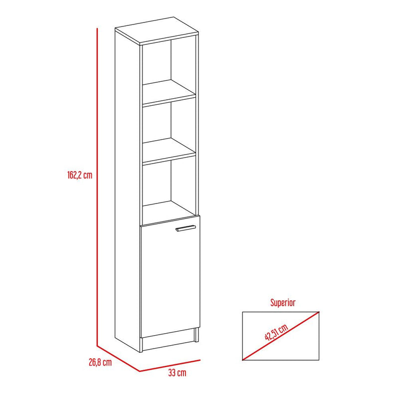 Combo Kitchen, Wengue y Blanco, incluye mueble microondas 60, barra y optimizador