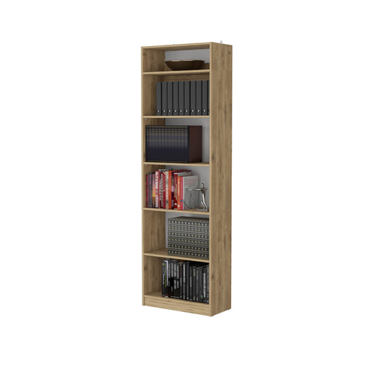 Combo Home, Estante Colección 35, Macadamia, con un estante y complemento
